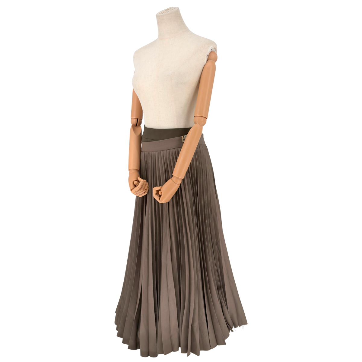Falda Mihara Yasuhiro MMY Pleated Gris