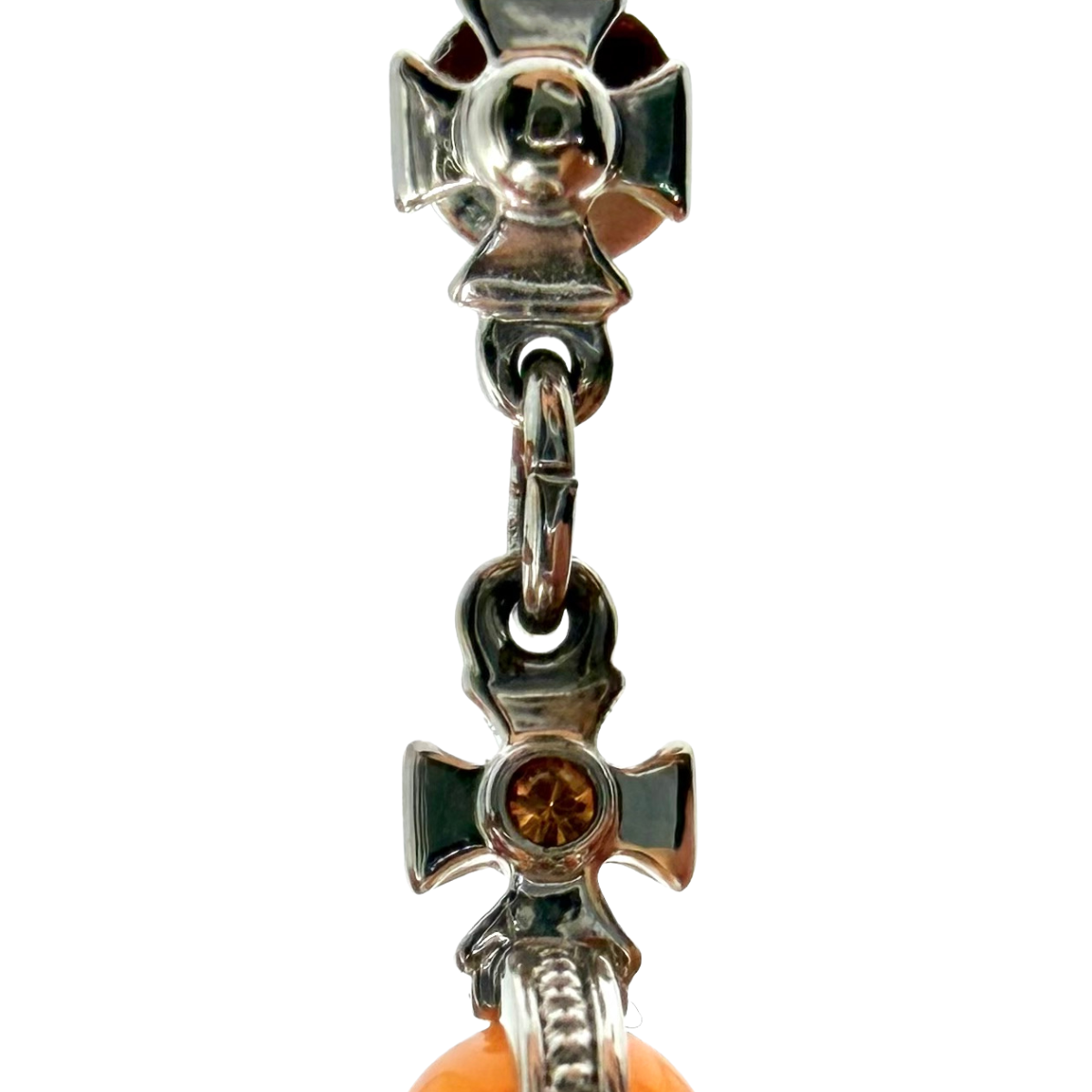 Aretes VIVIENNE WESTWOOD Saturno naranja