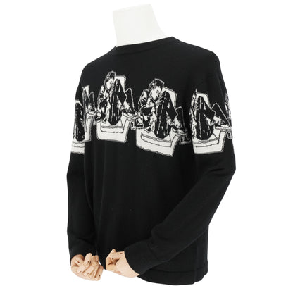 Sueter Enfants Riches Déprimés Fleece Wool Sweater Negro