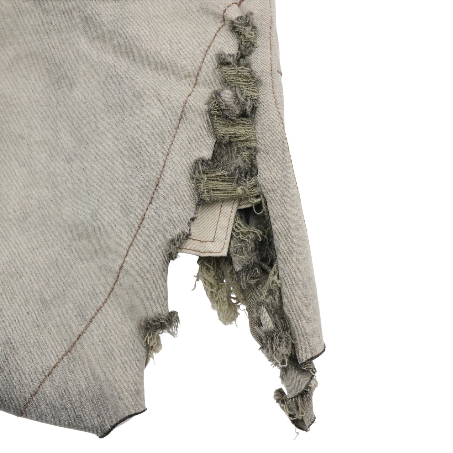 Shorts Rick Owens Drkshdw Denim De Tiro Alto