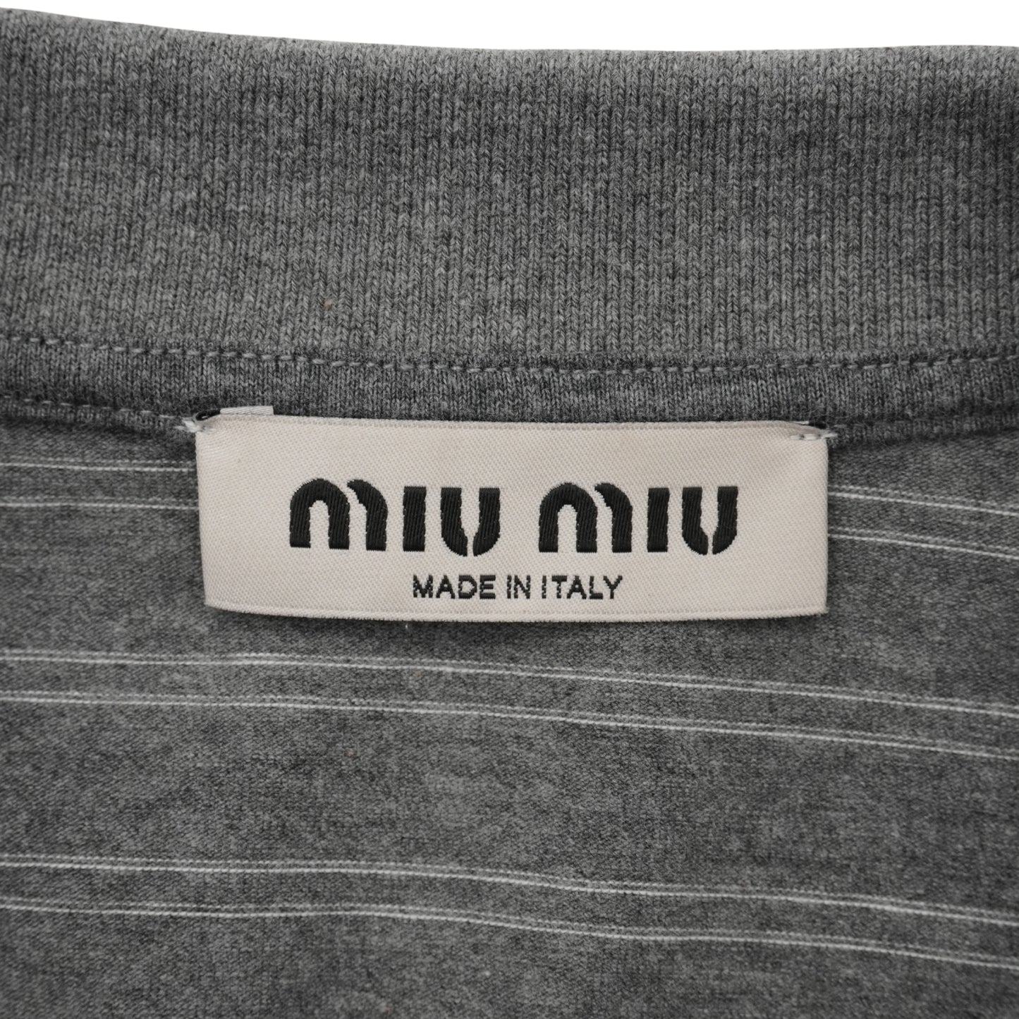 Playera Miu Miu Manga Larga Striped