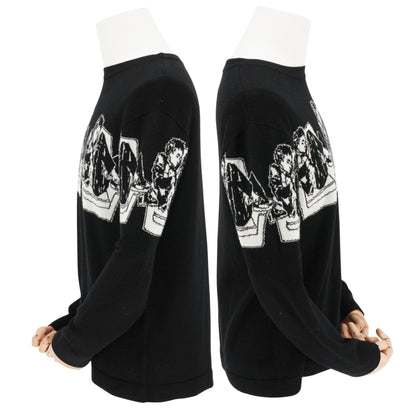 Sueter Enfants Riches Déprimés Fleece Wool Sweater Negro