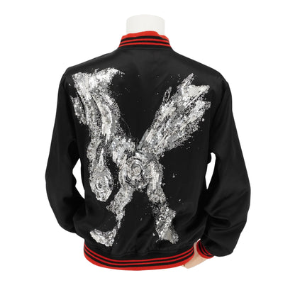 Chamarra Saint Laurent Teddy Satin Sequin Shark