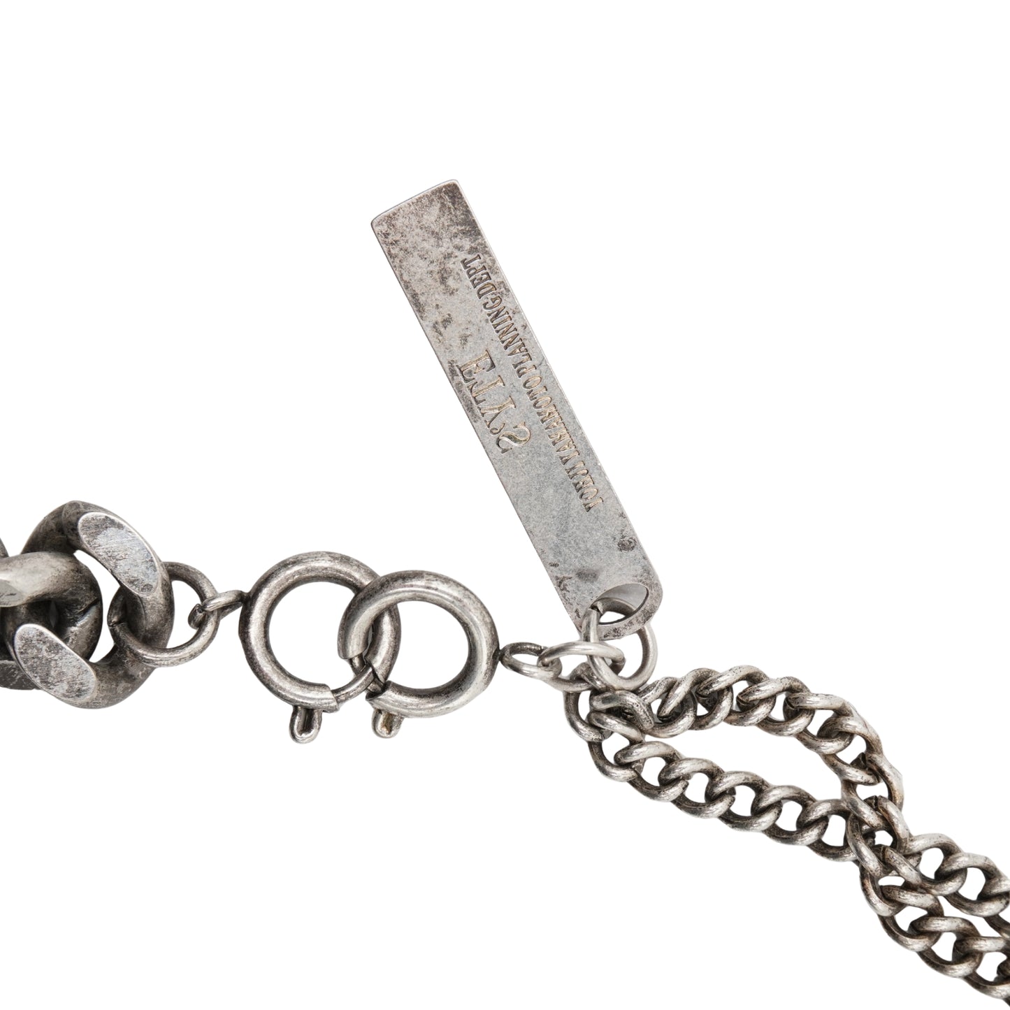 Collar Yohji Yamamoto 6-Way Chain Silver