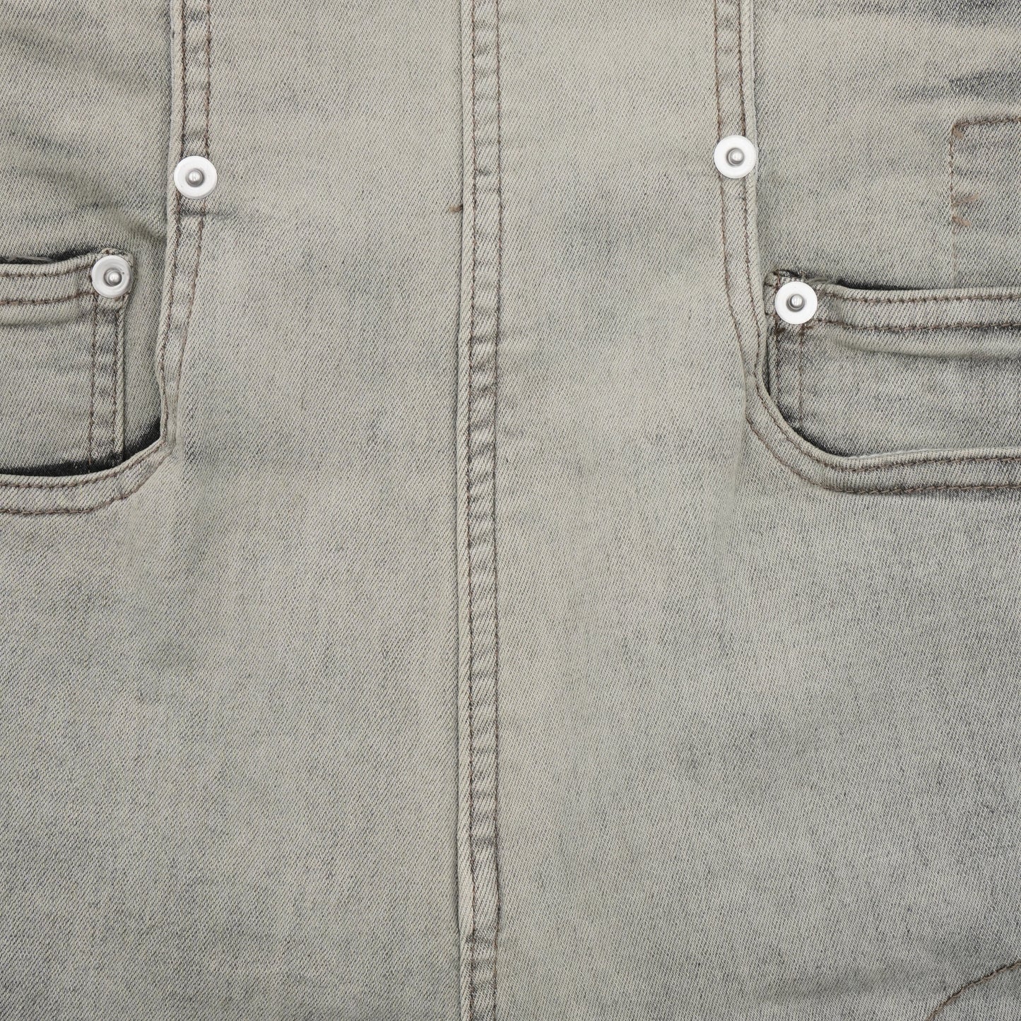 Shorts Rick Owens Drkshdw Denim De Tiro Alto