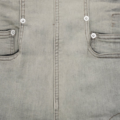 Shorts Rick Owens Drkshdw Denim De Tiro Alto