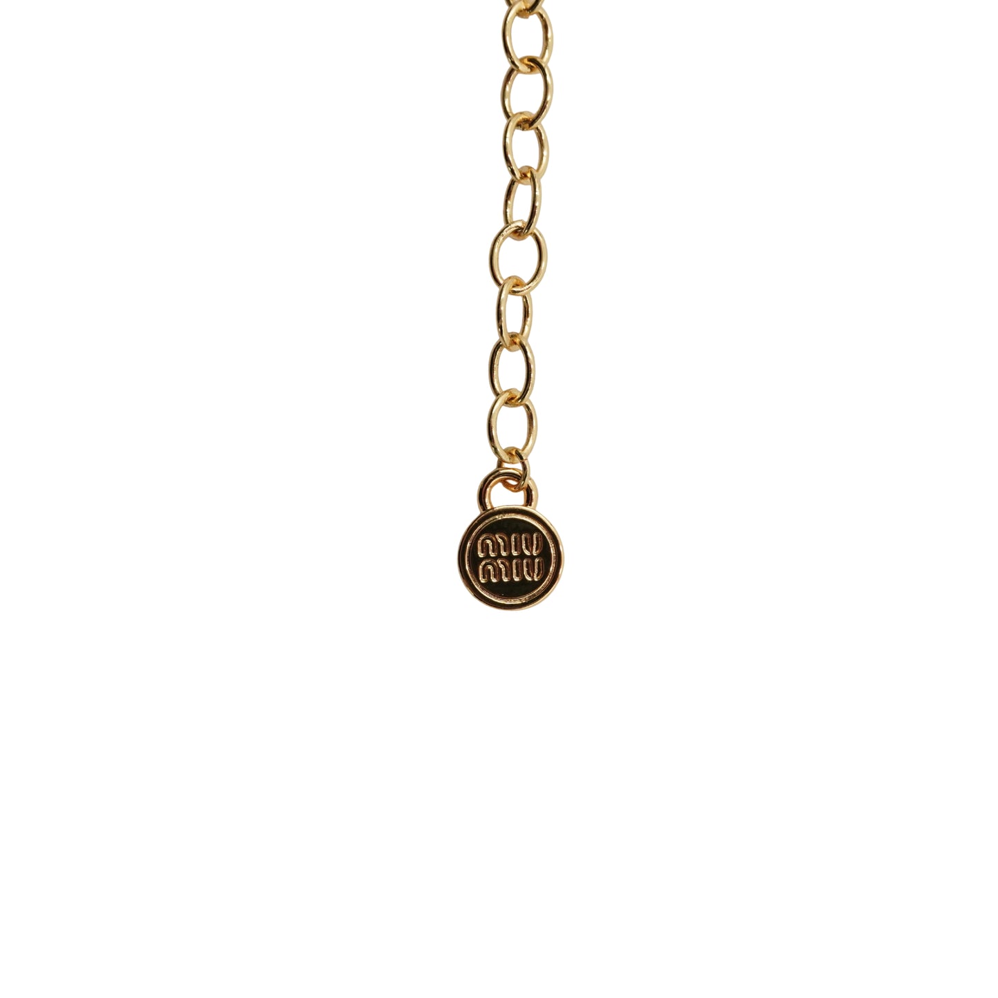 Collar Miu Miu Corazon Azul