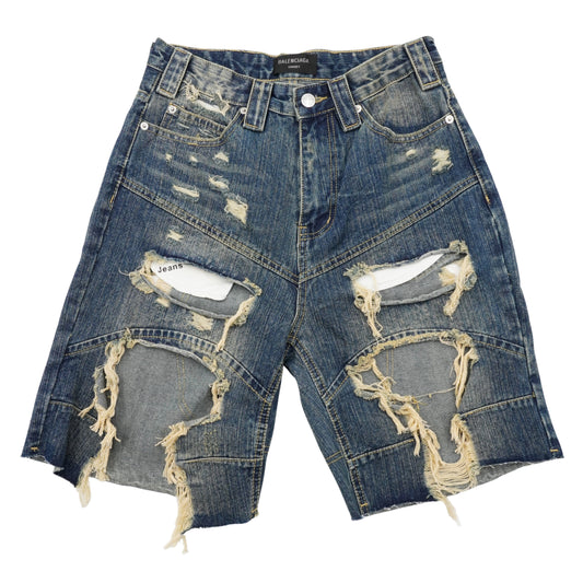 Shorts Balenciaga Garde-Robe Distressed Denim