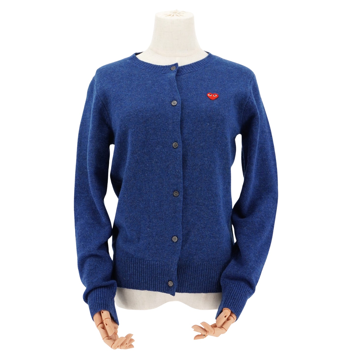 Suéter Comme des Garçons Cárdigan Red Heart Play