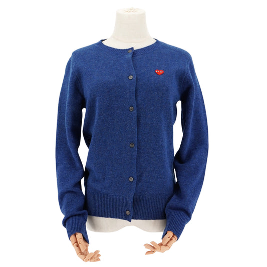 Suéter Comme des Garçons Cárdigan Red Heart Play