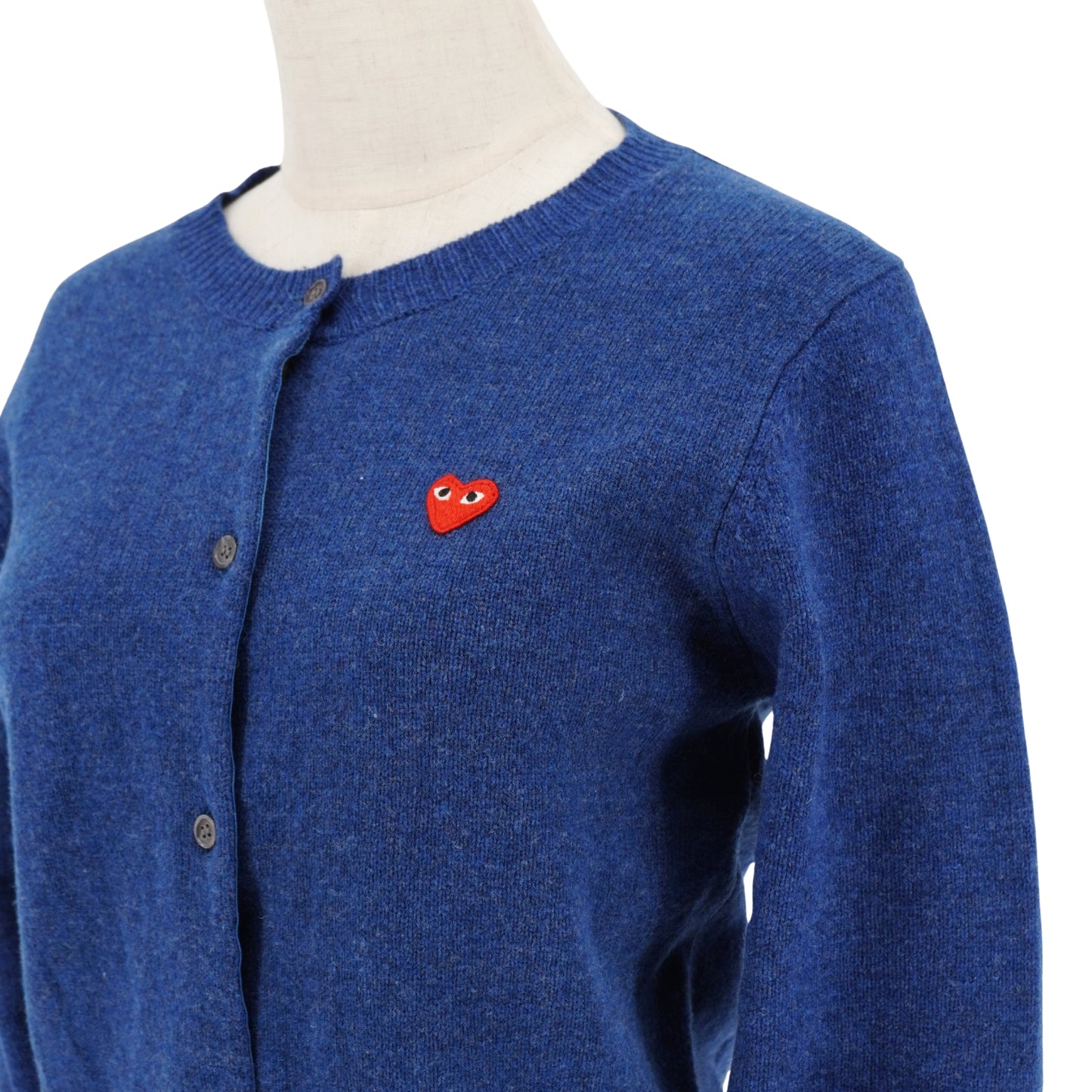 Suéter Comme des Garçons Cárdigan Red Heart Play