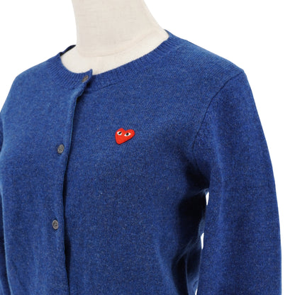 Suéter Comme des Garçons Cárdigan Red Heart Play