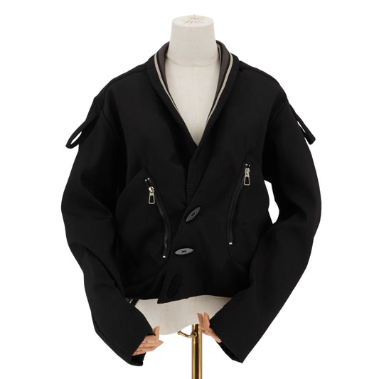 Chamarra Kiko Kostadinov Chaqueta Tonino Utility Bomber Black