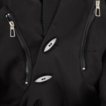 Chamarra Kiko Kostadinov Chaqueta Tonino Utility Bomber Black