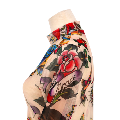 Playera Ed Hardy Tattoo Mesh
