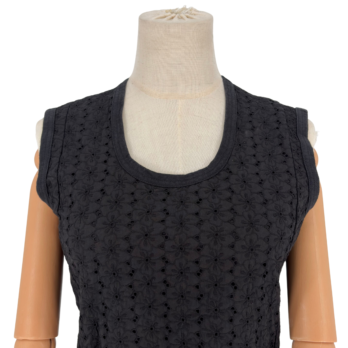 Blusa Junya Watanabe Crochet Negro
