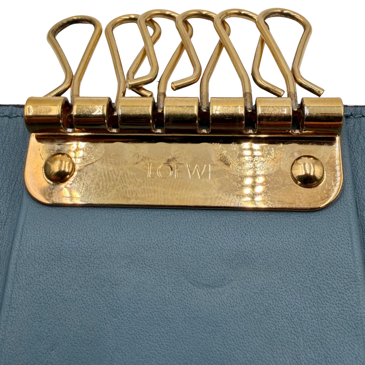 Porta llaves Loewe Anagram Azul