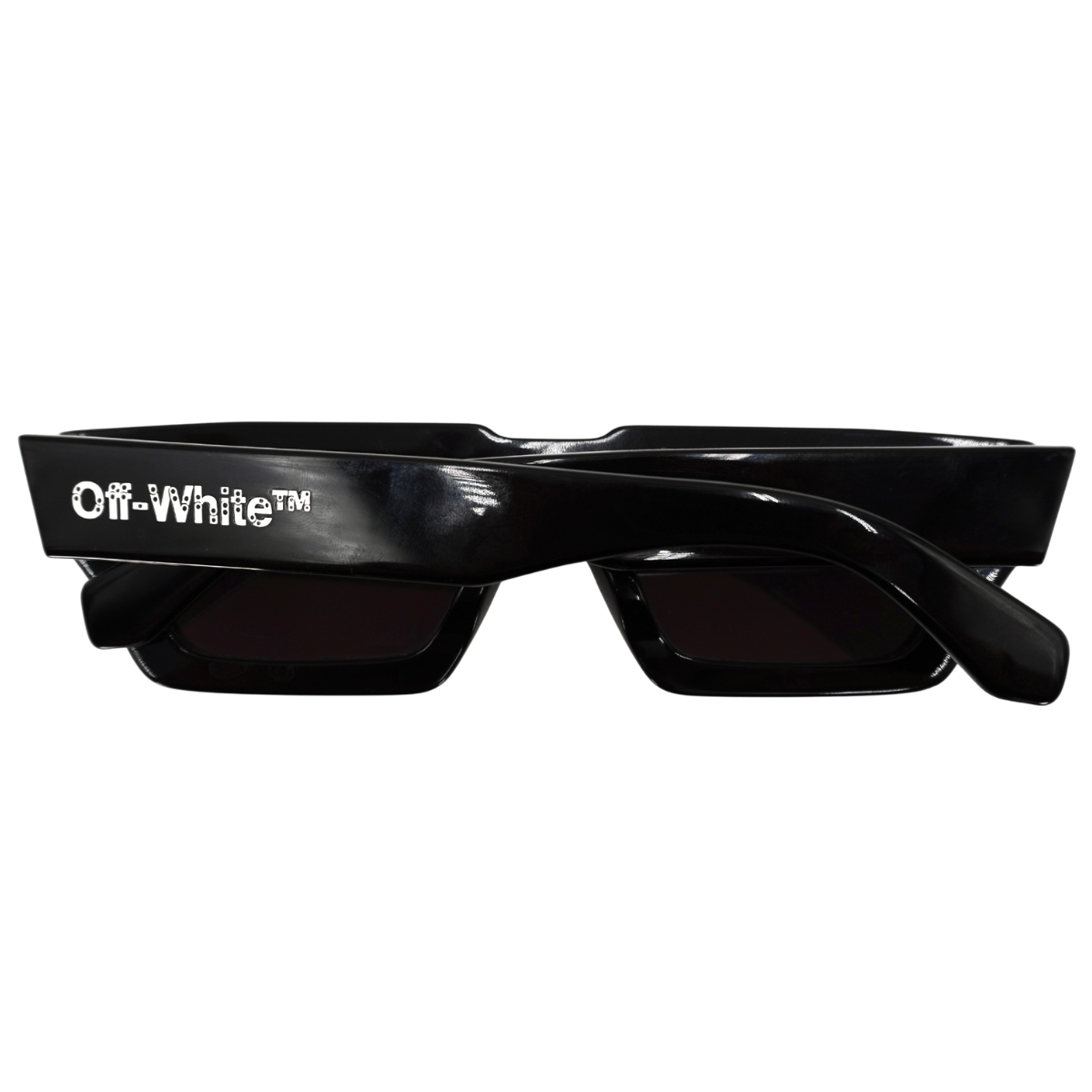 Off White Rectangular Black Glasses