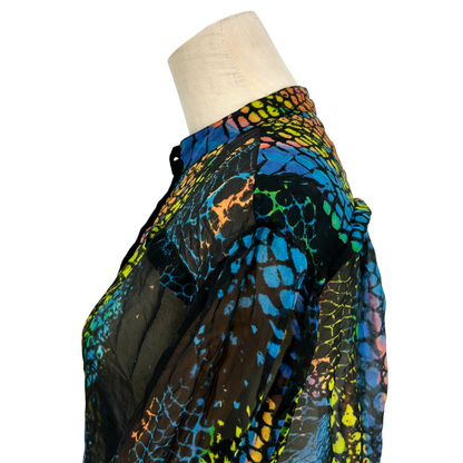 Blusa Alexander McQueen Snake Print