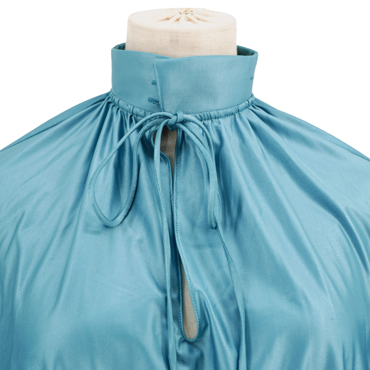 Blusa Balenciaga Satin Azul
