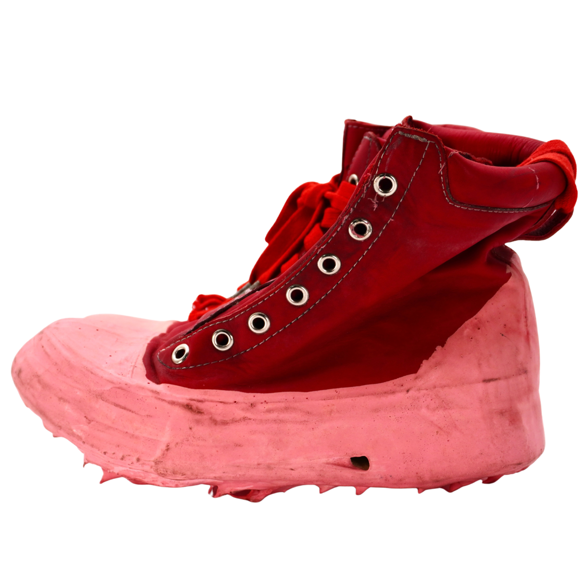 Tenis Carol Christian Poell Drip Sneakers Red