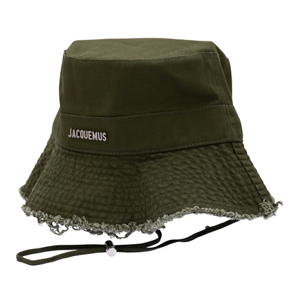 Bucket Hat Jacquemus Le bob Artichaut Verde Distressed