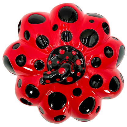Escultura Yayoi Kusama Calabaza