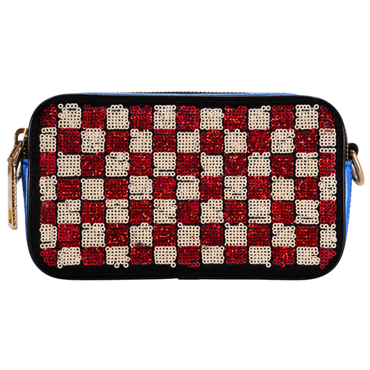 Bolsa Marc Jacobs Snapshot Sequin Check