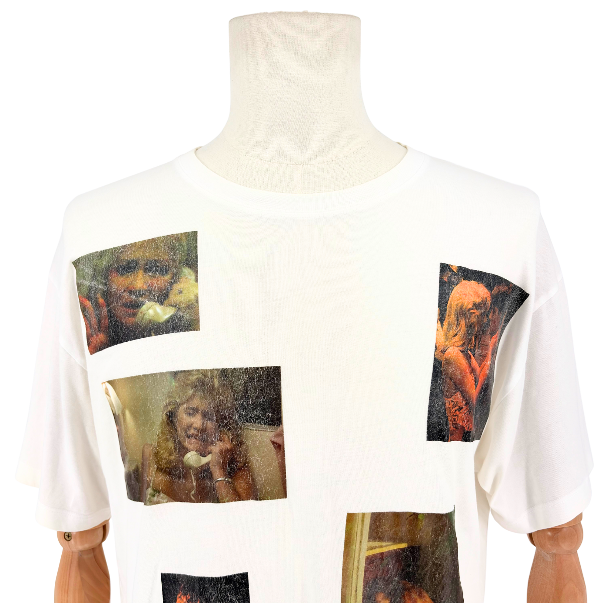 Camiseta Raf Simons Playera AW19/20 Print Blanca