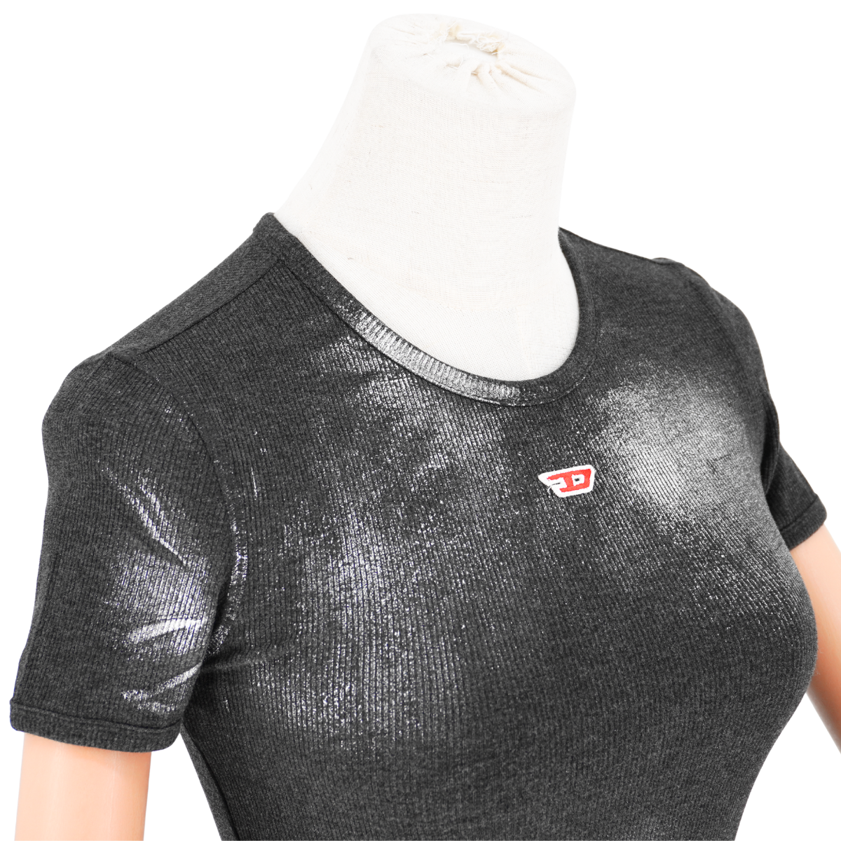 Playera Diesel Gray Silver