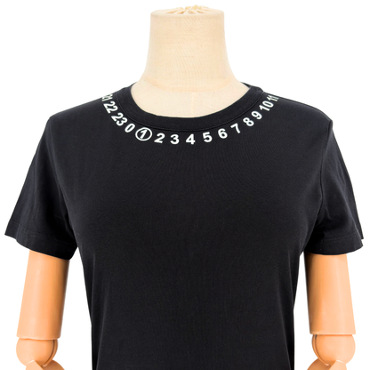 Playera MM6 Maison Margiela Numbers Negro