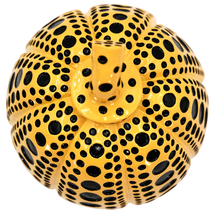Pumpkin Yellow Dots Sculpture