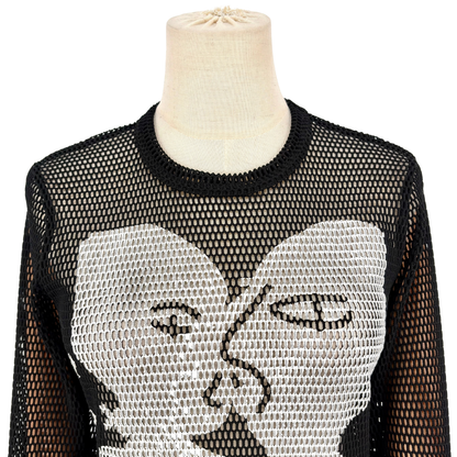 Playera CDG COMME Alisa Yofie Art Mesh