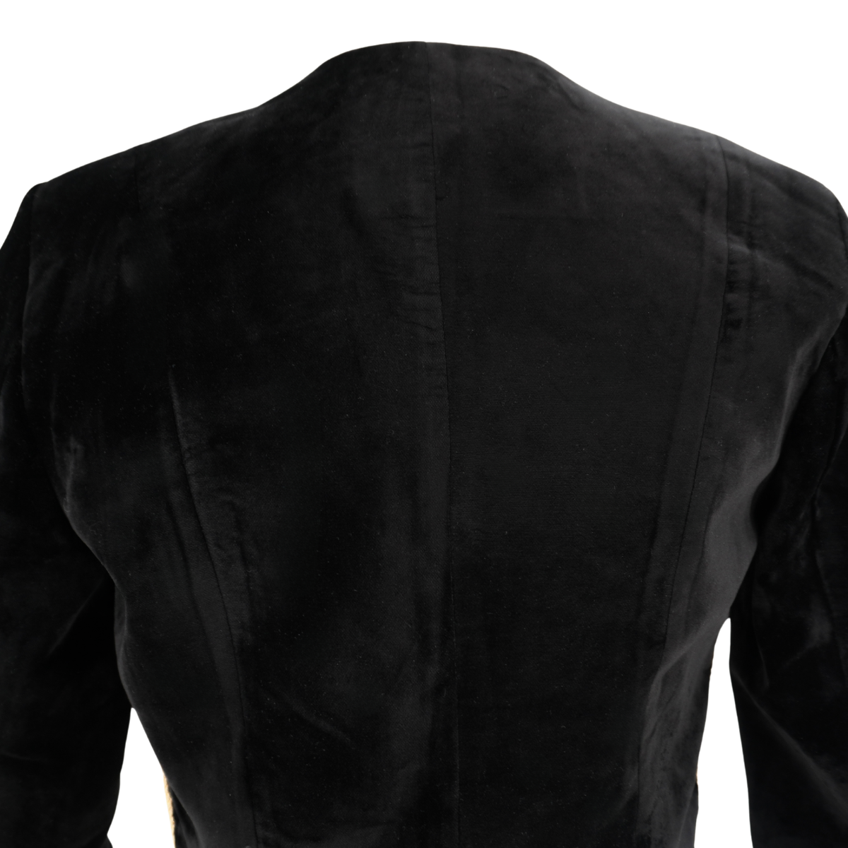 Chamarra Balmain Velvet Military
