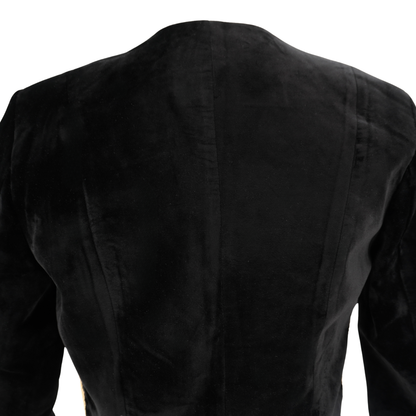 Chamarra Balmain Velvet Military