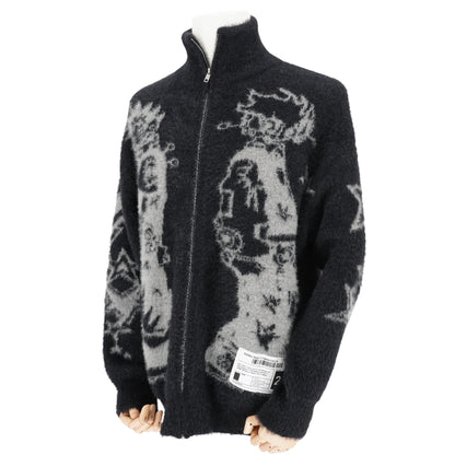 Suéter Mohair Brushed Cardigan
