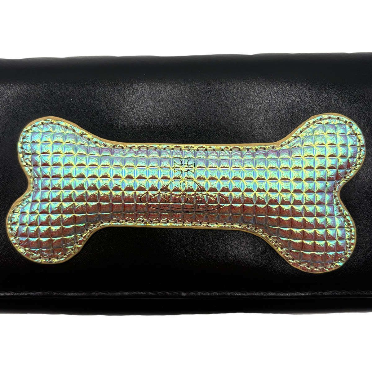 Cartera Vivienne Westwood Bone Negro
