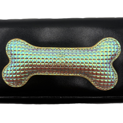 Cartera Vivienne Westwood Bone Negro