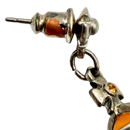 Aretes VIVIENNE WESTWOOD Saturno naranja