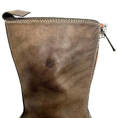 Botas Guidi Zip Olive