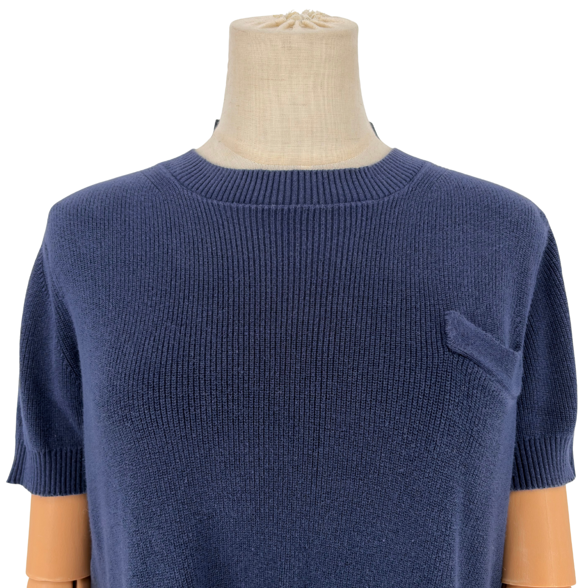 Playera Sacai Lace-Trimmed Azul