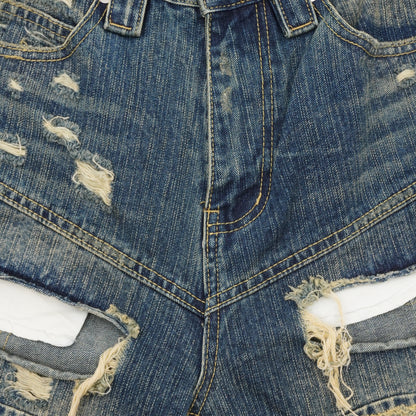 Shorts Balenciaga Garde-Robe Distressed Denim