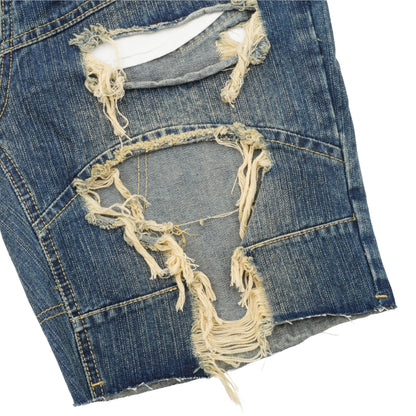 Shorts Balenciaga Garde-Robe Distressed Denim