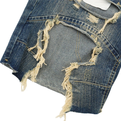Shorts Balenciaga Garde-Robe Distressed Denim