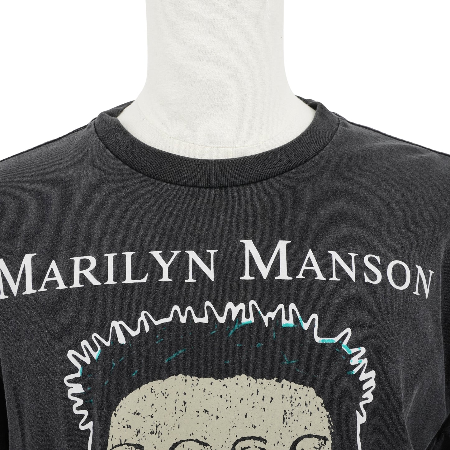 Playera Vintage Marilyn Manson Triple face