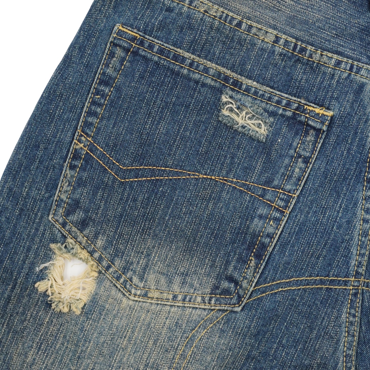 Shorts Balenciaga Garde-Robe Distressed Denim