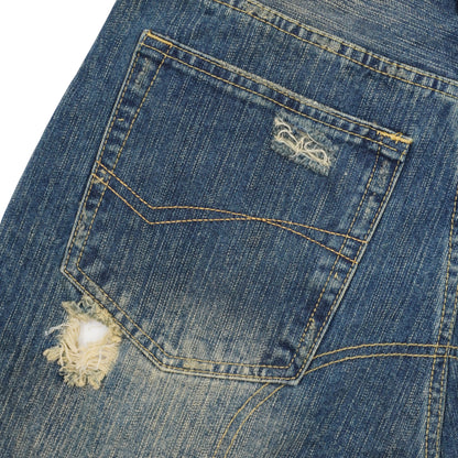 Shorts Balenciaga Garde-Robe Distressed Denim