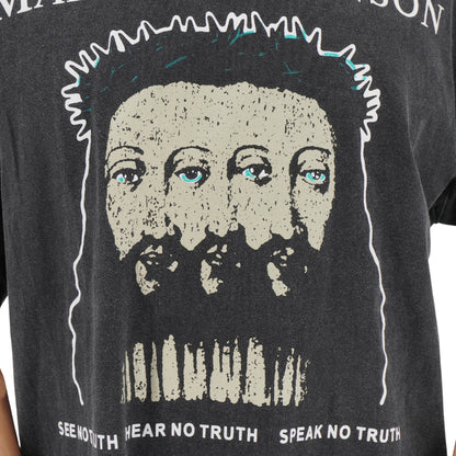 Playera Vintage Marilyn Manson Triple face