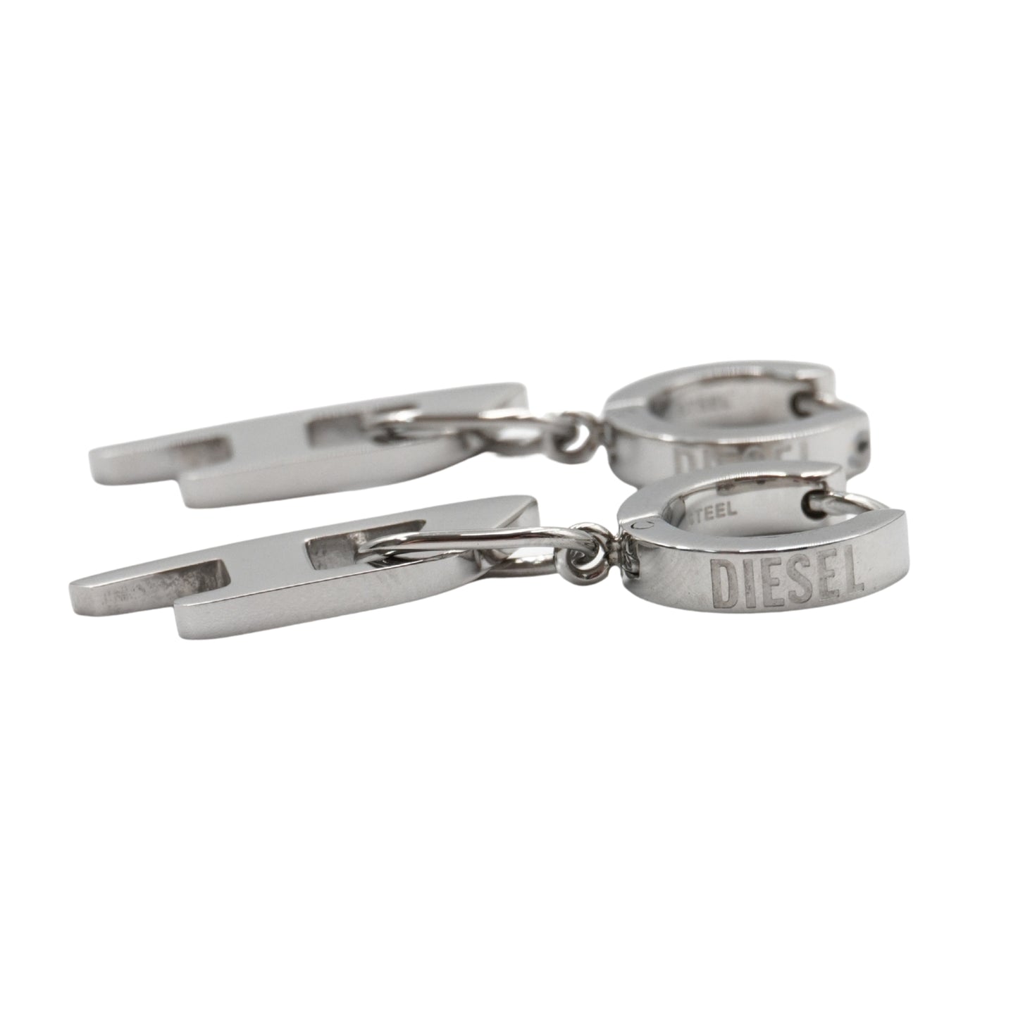 Aretes Diesel Earring Logo Hanging