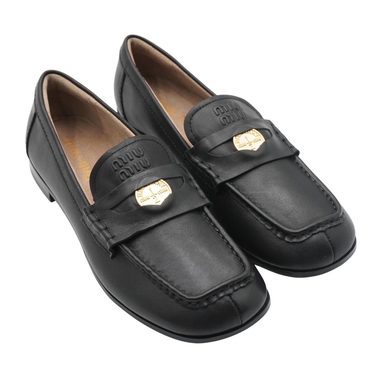Loafers Miu Miu Penny with Coin